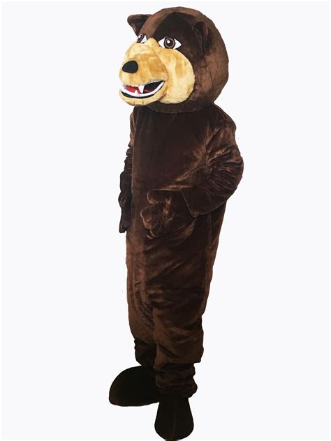 Grizzly bear mascot costume